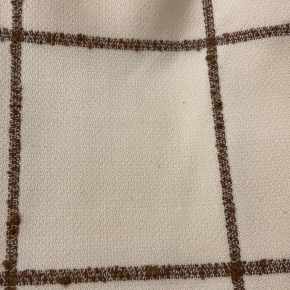 Escada 34 US Small Ivory WindowPane Pencil Skirt - Picture 7 of 9